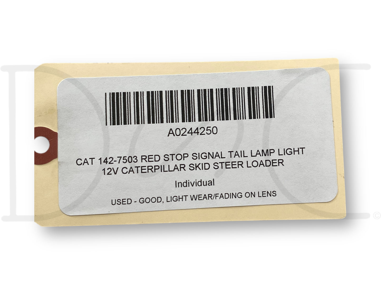 Cat 142-7503 Red Stop Signal Tail Lamp Light 12V Caterpillar Skid Steer Loader