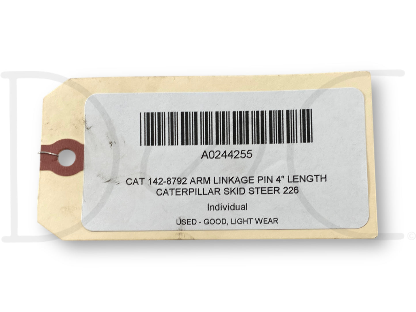 Cat 142-8792 Arm Linkage Pin 4" Length Caterpillar Skid Steer 226