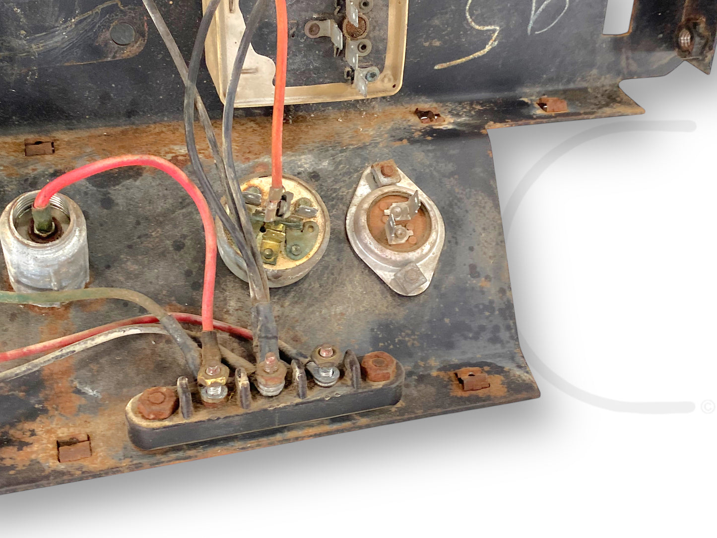 1976 International IH 1086 Tractor Dash Instrument Cluster Gauge Panel Tach