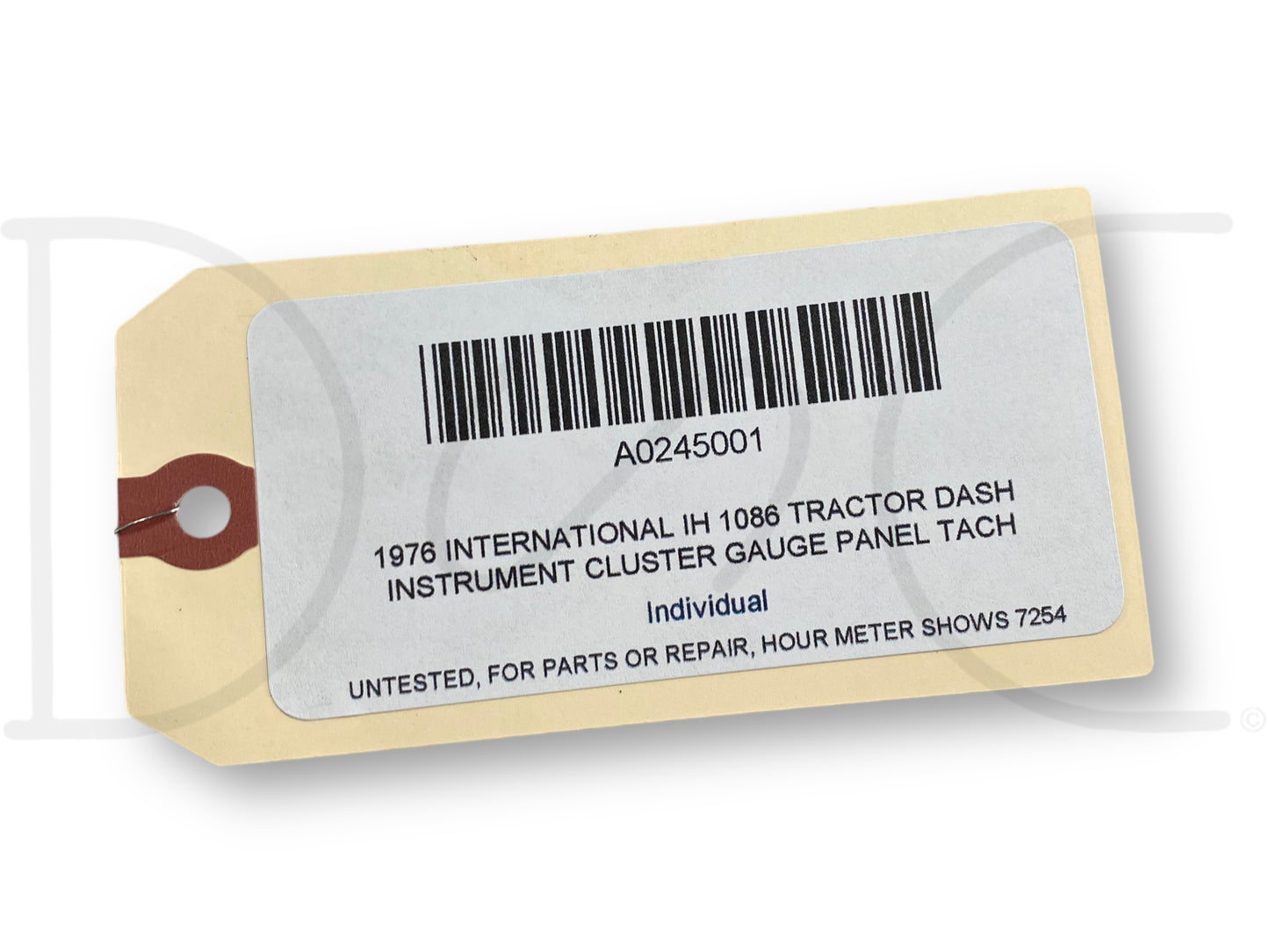 1976 International IH 1086 Tractor Dash Instrument Cluster Gauge Panel Tach