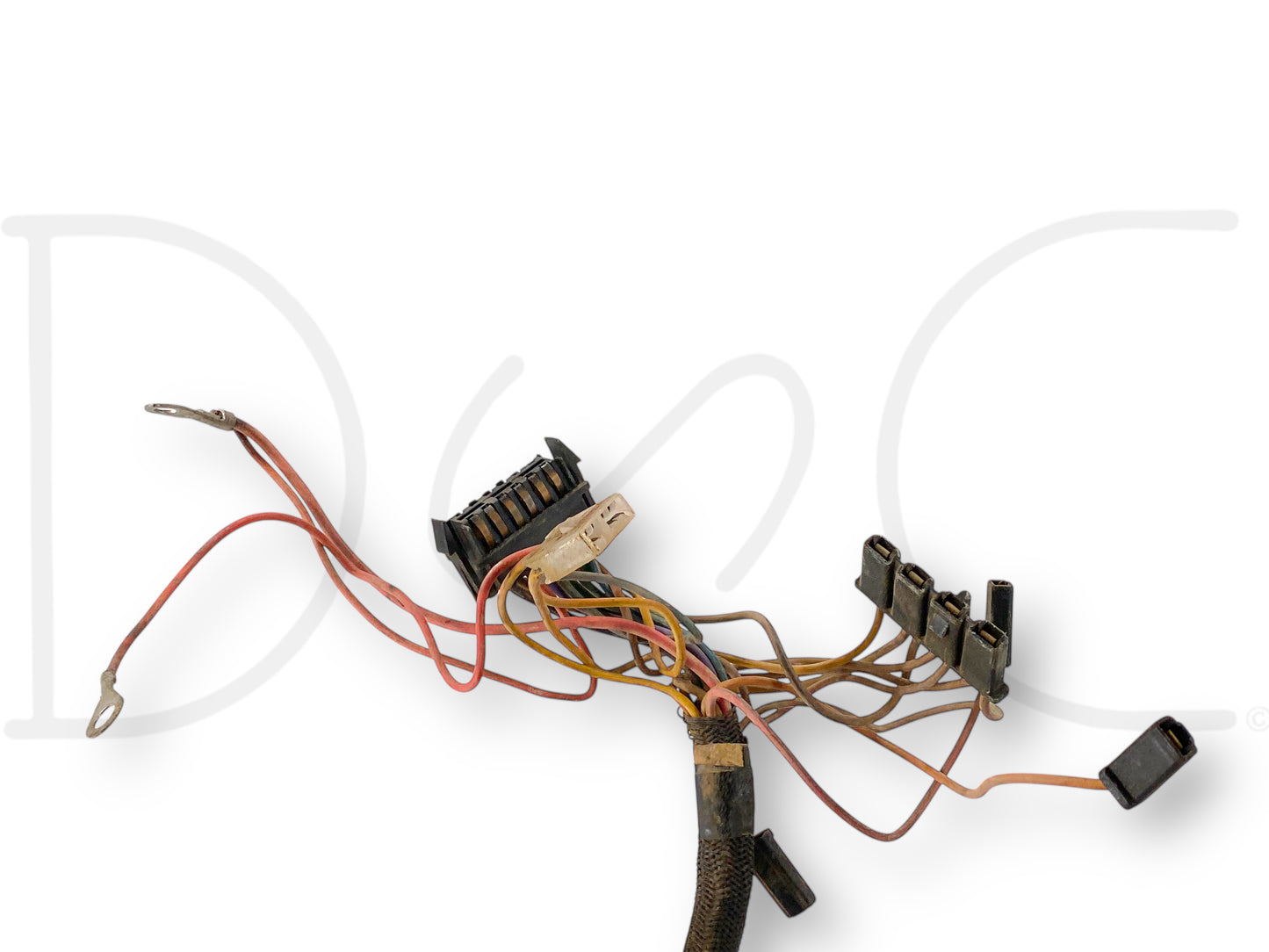 1976 International IH 1086 Tractor Wiring Harness And Fuse Block 120166C2 *Blem*