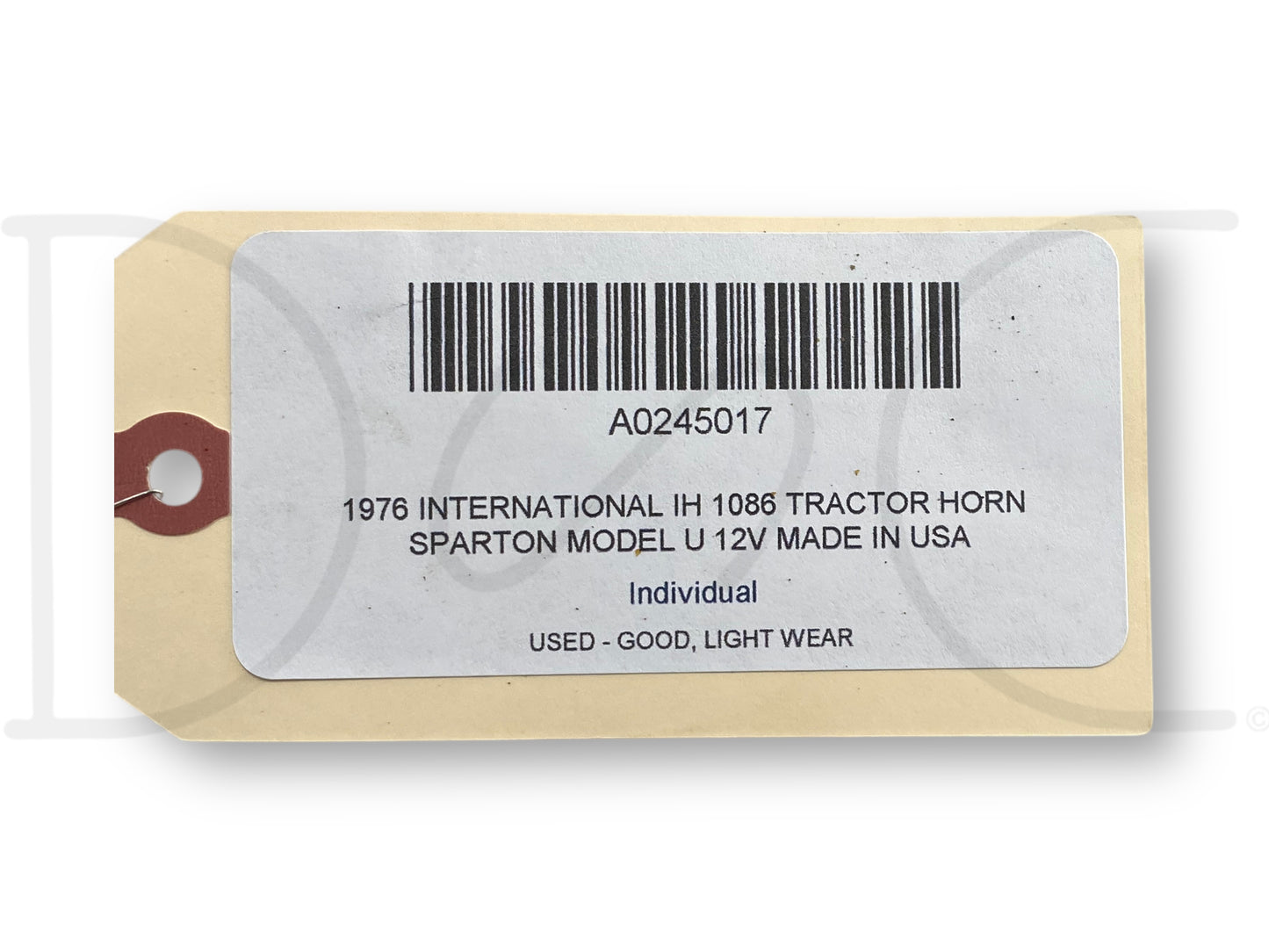 1976 International IH 1086 Tractor Horn Sparton Model U 12V Made In USA