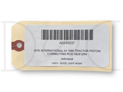 1976 International IH 1086 Tractor Piston Connecting Rod 382812R4