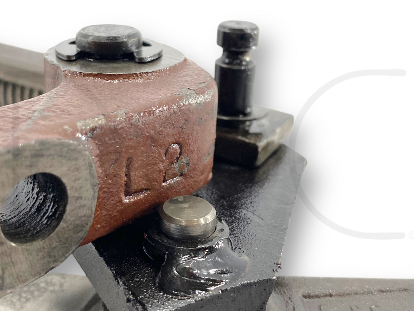 1976 International IH 1086 Tractor Draft Control Cylinder Linkage Assembly