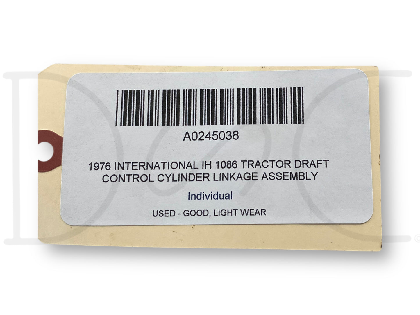 1976 International IH 1086 Tractor Draft Control Cylinder Linkage Assembly