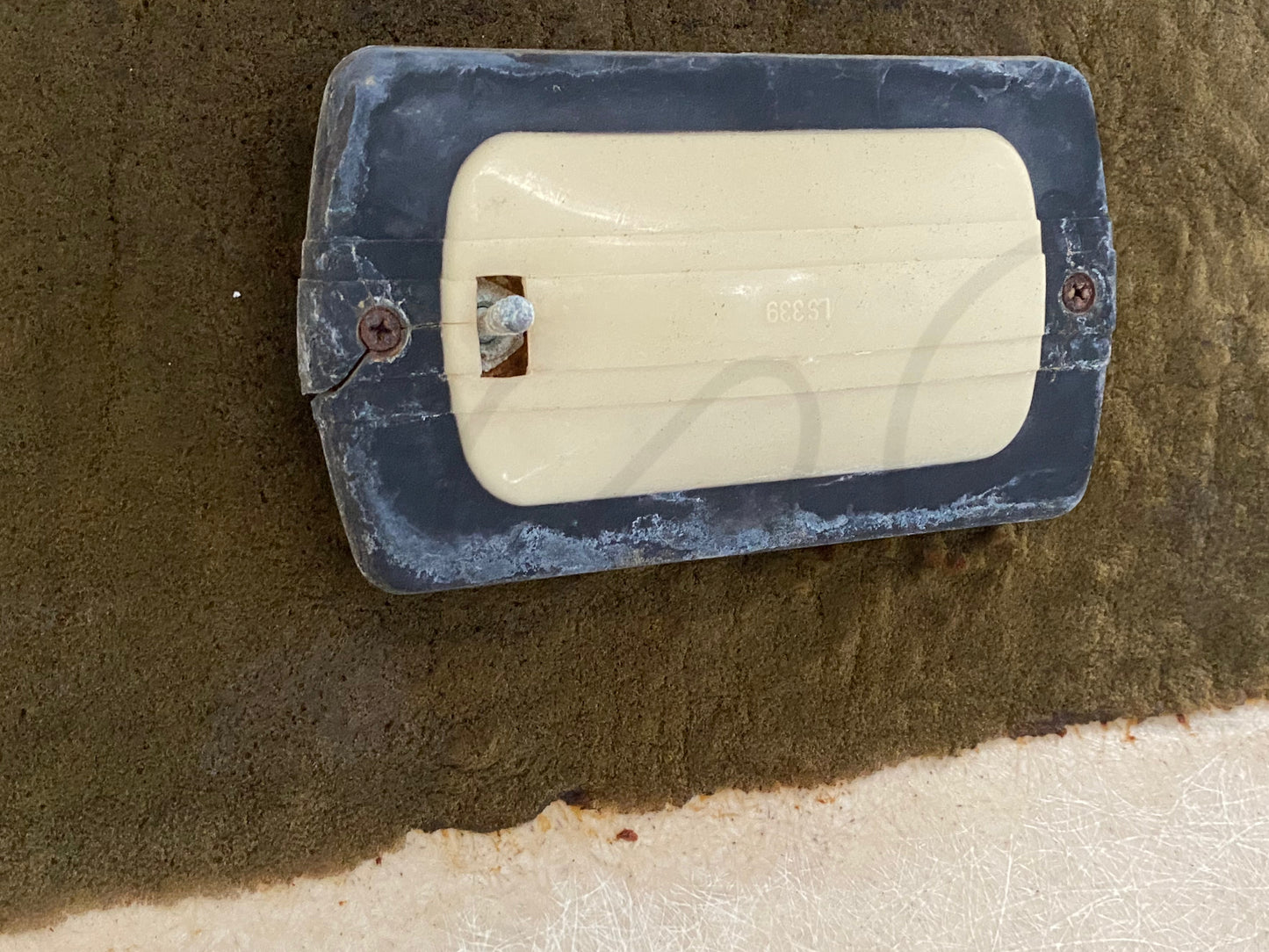 1976 International IH 1086 Tractor Composite Headliner W/ Recirculation Door