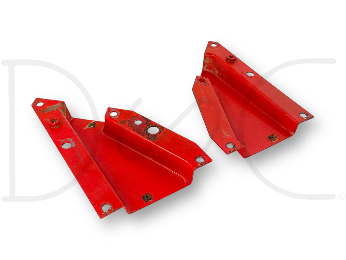 International IH 1086 Tractor Dash Instrument Panel Support Bracket Set RH LH