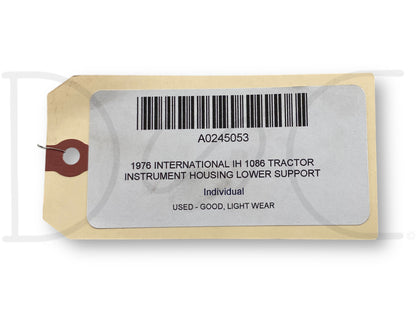 1976 International IH 1086 Tractor Instrument Housing Lower Support 104020C2