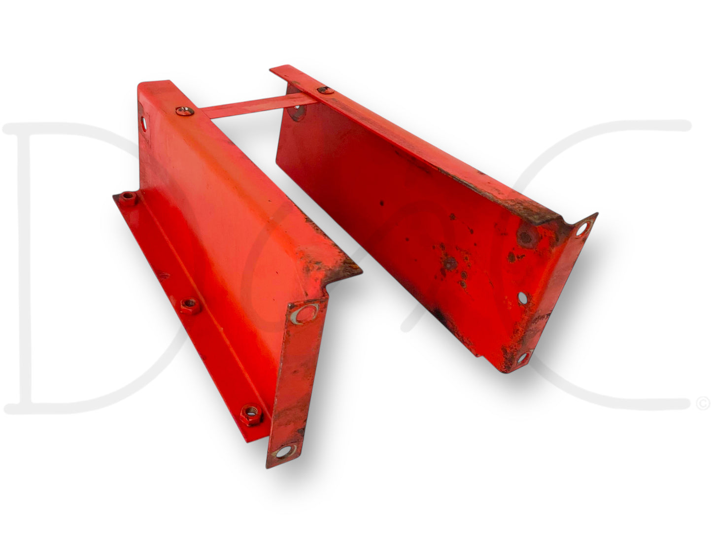 1976 International IH 1086 Tractor Firewall Support Bracket Assembly RH LH