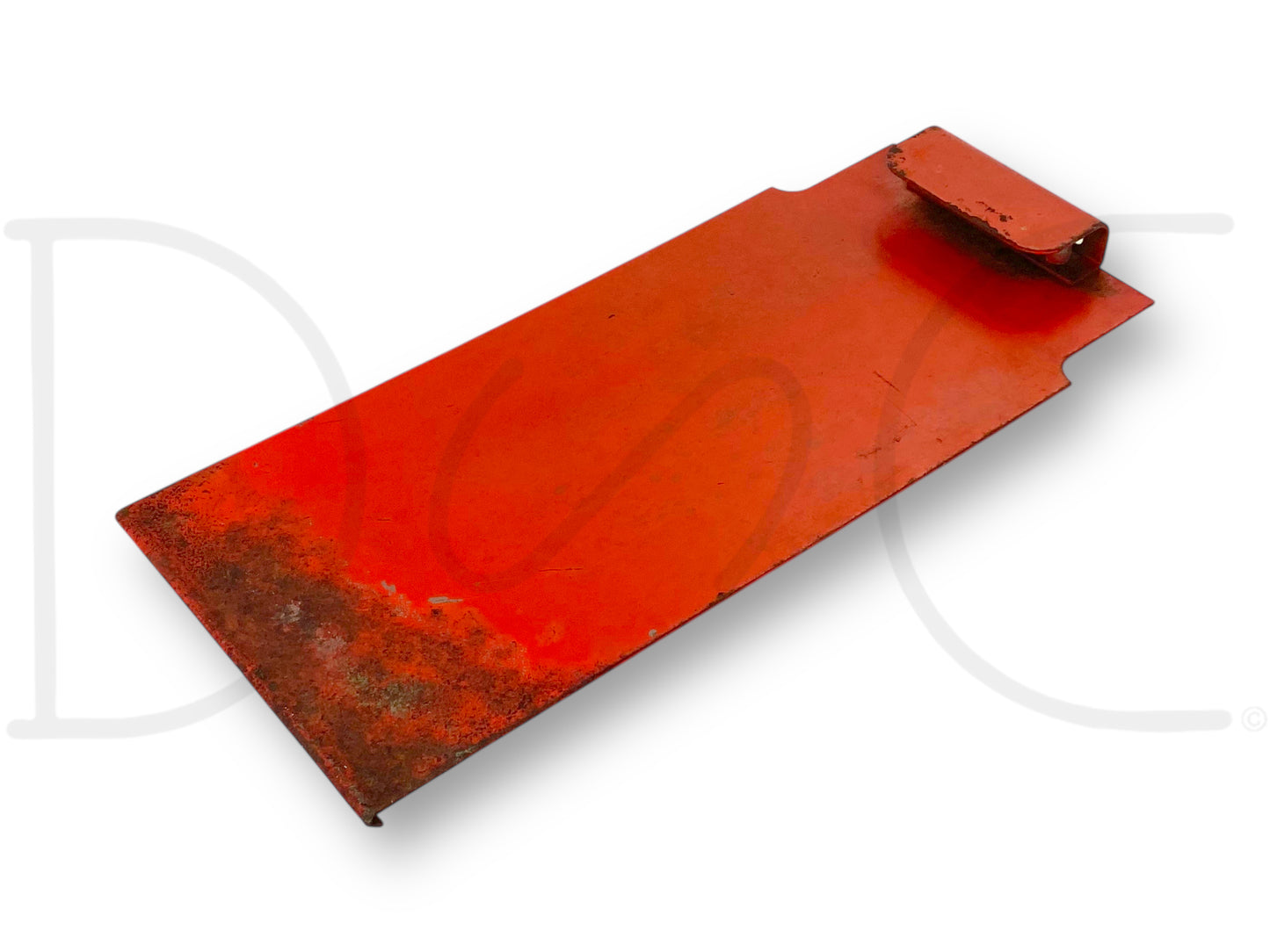 1976 International IH 1086 Tractor Firewall Support Cover Lube Chart 120441C91