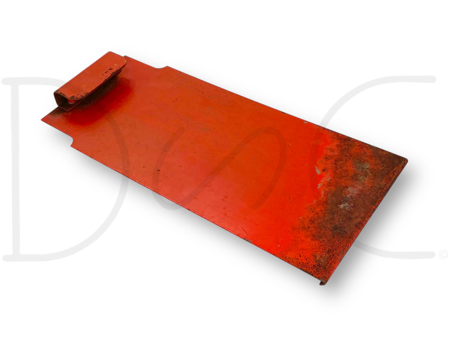 1976 International IH 1086 Tractor Firewall Support Cover Lube Chart 120441C91