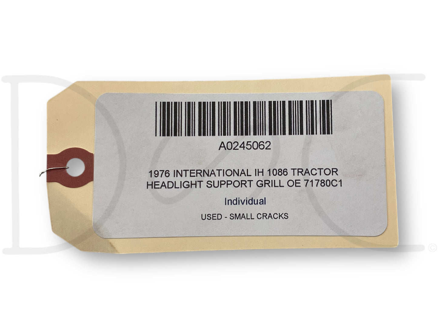 1976 International IH 1086 Tractor Headlight Support Grill OE 71780C1