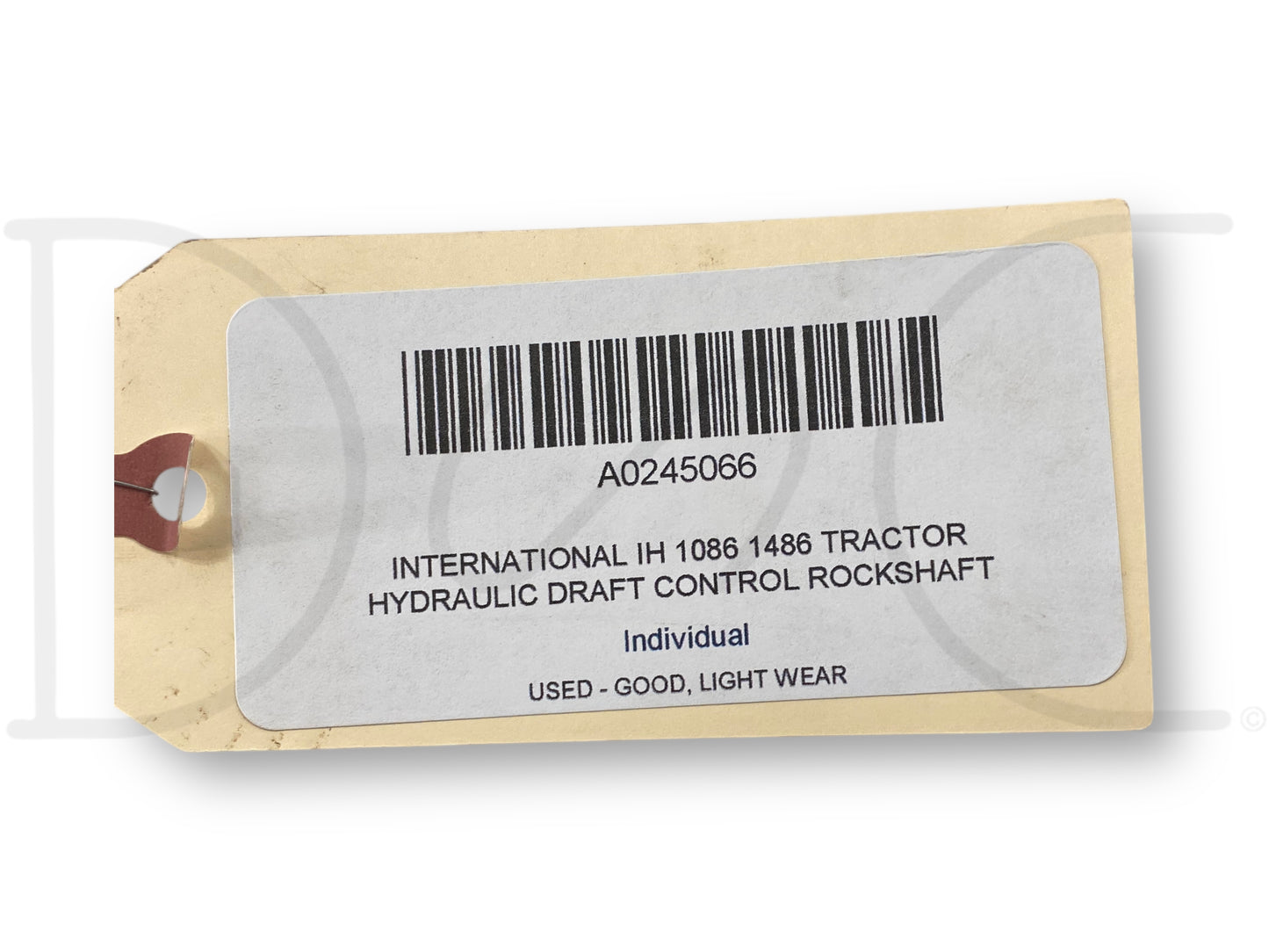 International IH 1086 1486 Tractor Hydraulic Draft Control Rockshaft 392872R3