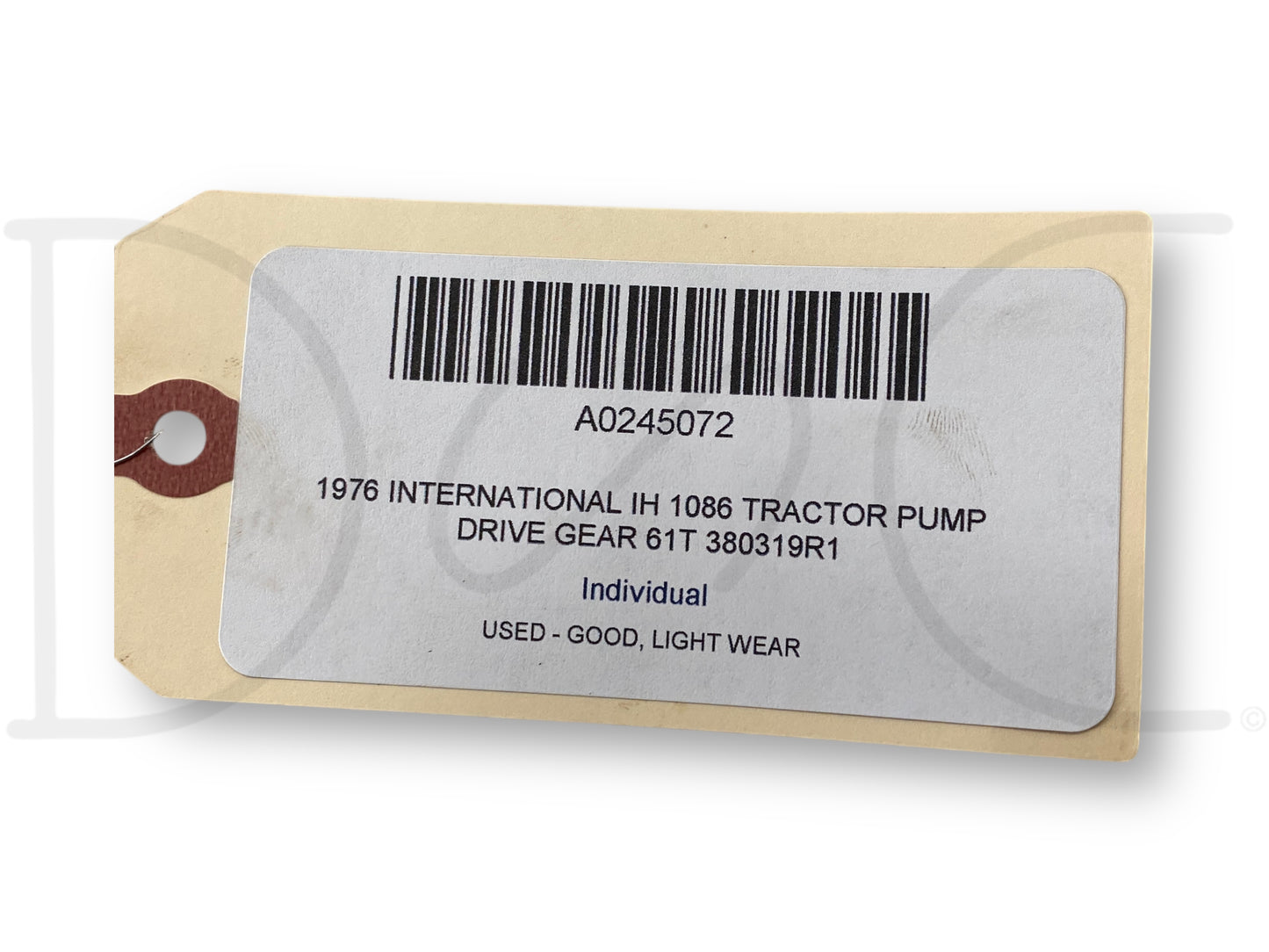 1976 International IH 1086 Tractor Pump Drive Gear 61T 380319R1