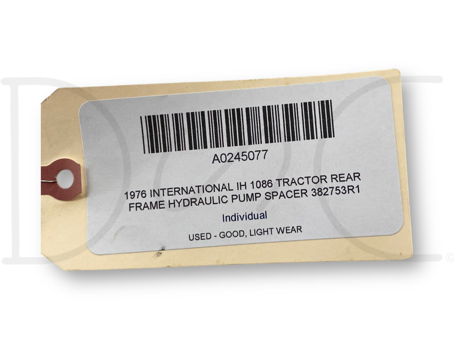 1976 International IH 1086 Tractor Rear Frame Hydraulic Pump Spacer 382753R1