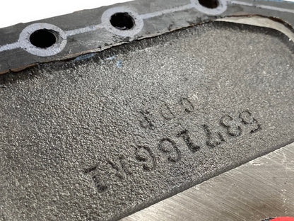 1976 International IH 1086 Tractor Hydraulic Pump Mounting Flange Plate 537166R1