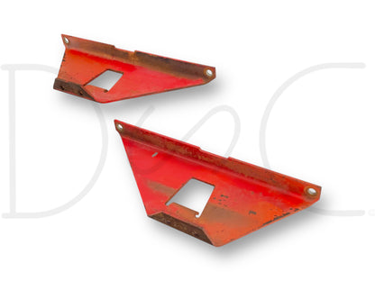 1976 International IH 1086 Tractor Fuel Tank Support Bracket Set LH RH 103941C1