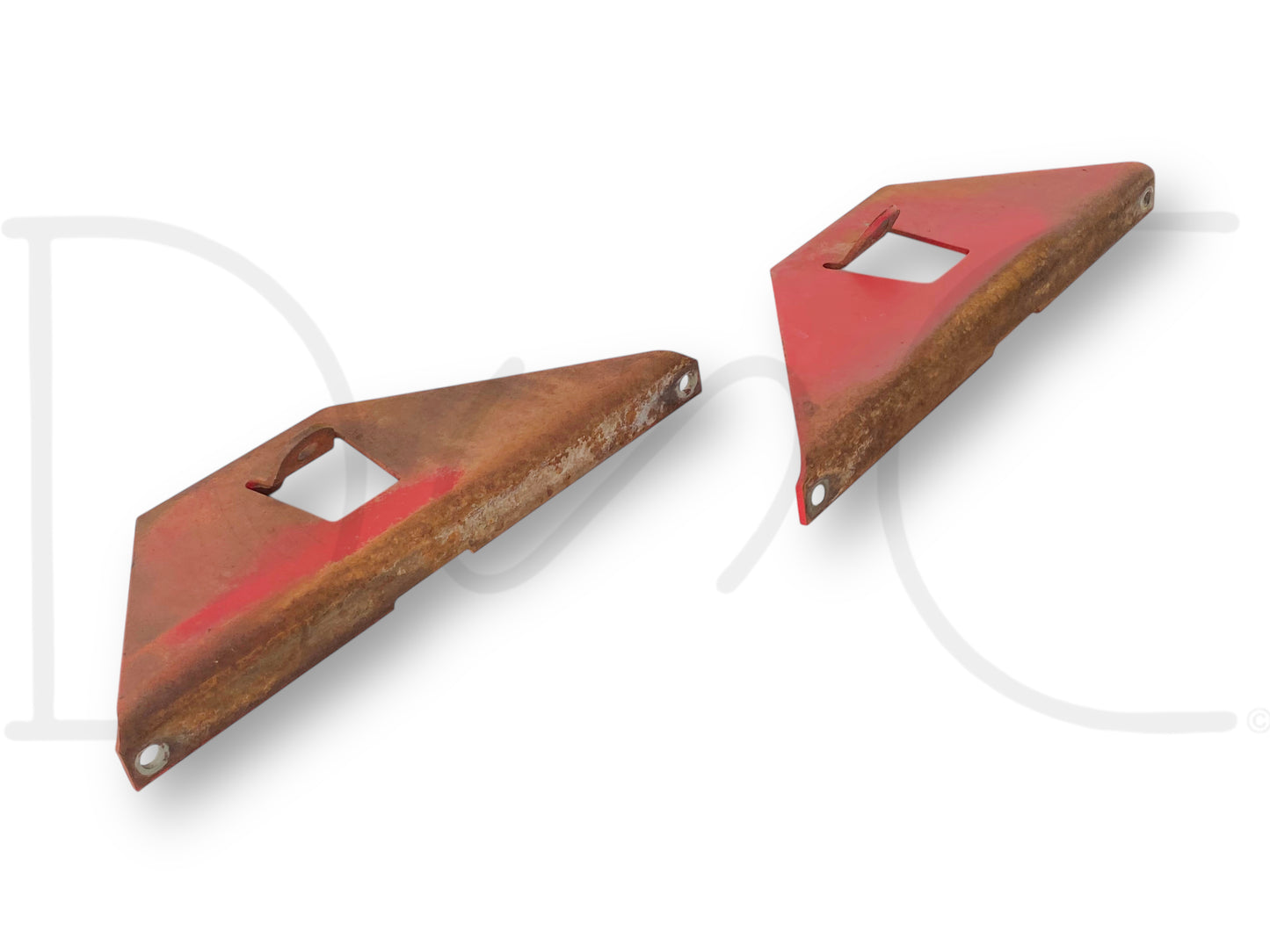 1976 International IH 1086 Tractor Fuel Tank Support Bracket Set LH RH 103941C1