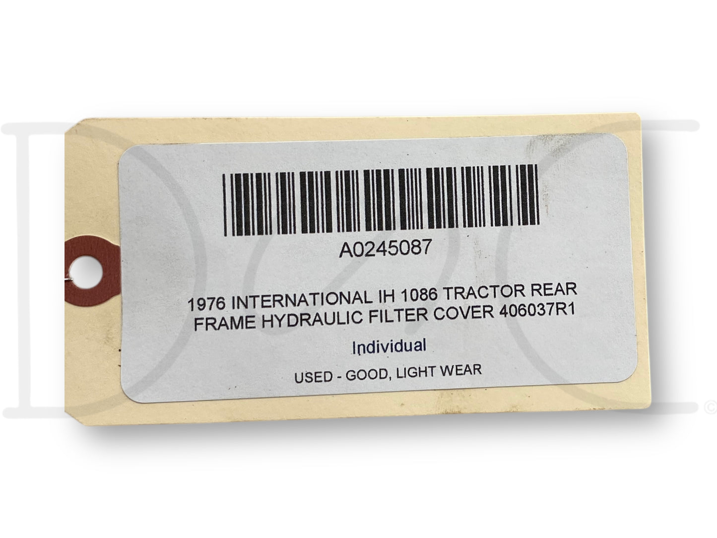 1976 International IH 1086 Tractor Rear Frame Hydraulic Filter Cover 406037R1