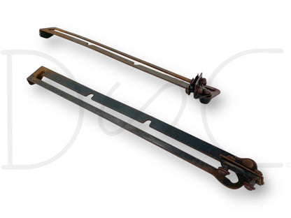 1976 International IH 1086 Tractor Back Rear Window Glass Latch Sector Arm Set