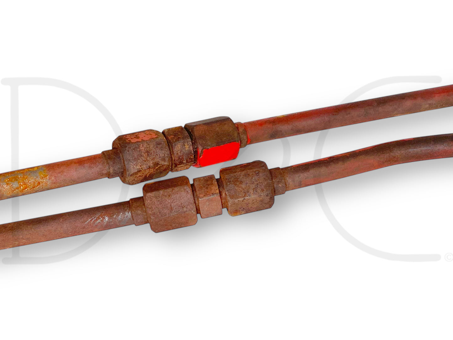 1976 International IH 1086 Hydraulic Power Steering Line Tube Set Right Left