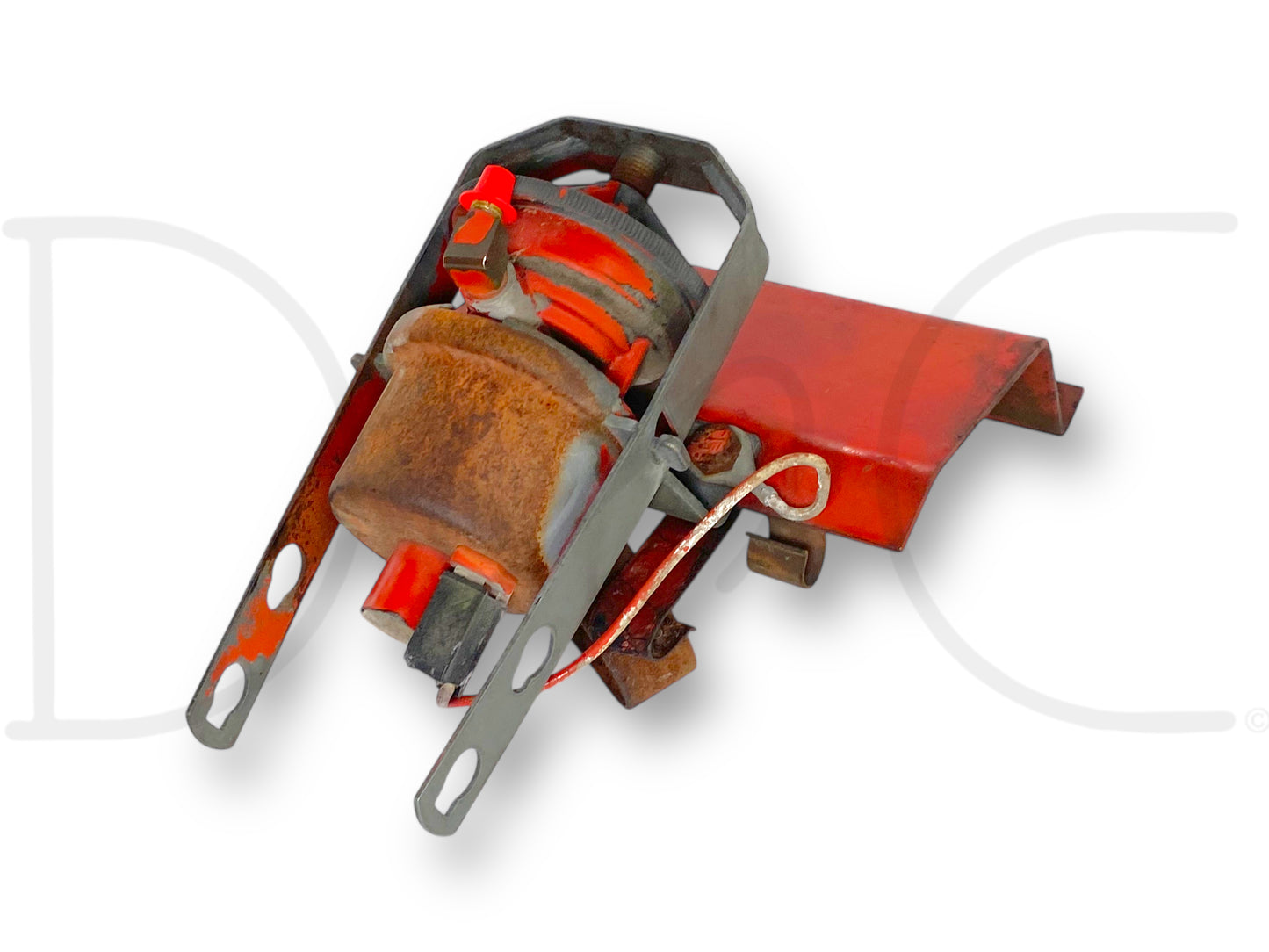 1976 International IH 1086 Tractor Ether Starting Fluid Solenoid Bracket