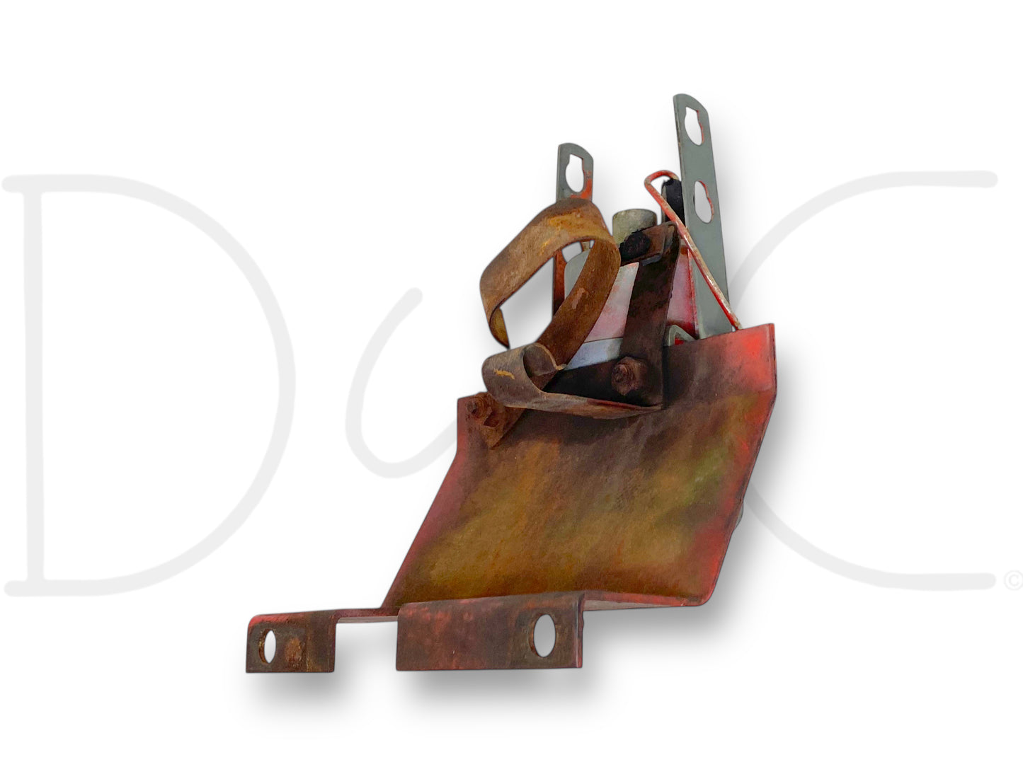 1976 International IH 1086 Tractor Ether Starting Fluid Solenoid Bracket