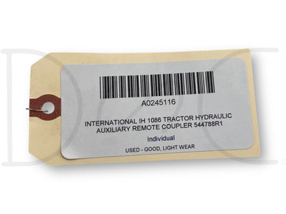 International IH 1086 Tractor Hydraulic Auxiliary Remote Coupler 544788R1