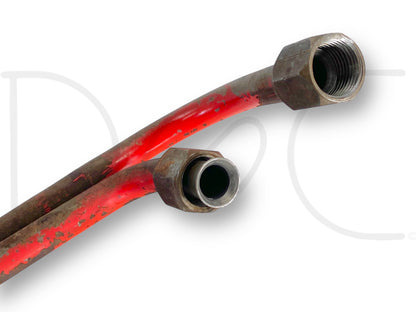 1976 International IH 1086 Tractor RH Hydraulic Remote Coupler Lines Line Set