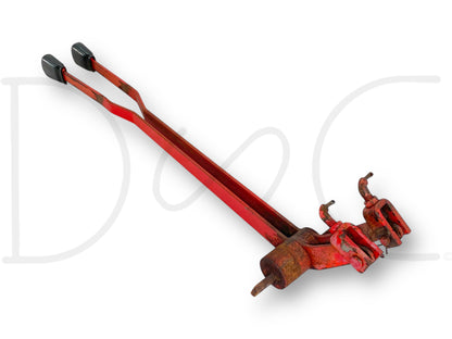 1976 International IH 1086 Tractor Hydraulic Aux Remote Valve Lever Assembly