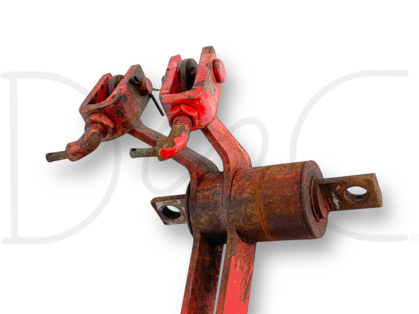 1976 International IH 1086 Tractor Hydraulic Aux Remote Valve Lever Assembly