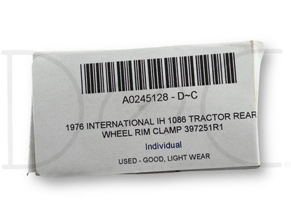 1976 International IH 1086 Tractor Rear Wheel Rim Clamp 397251R1