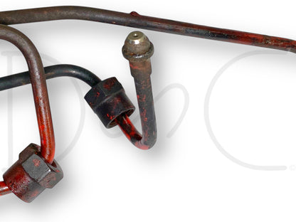 International IH 1086 Tractor Dt414 Diesel Fuel Injector Line Set OEM Lines