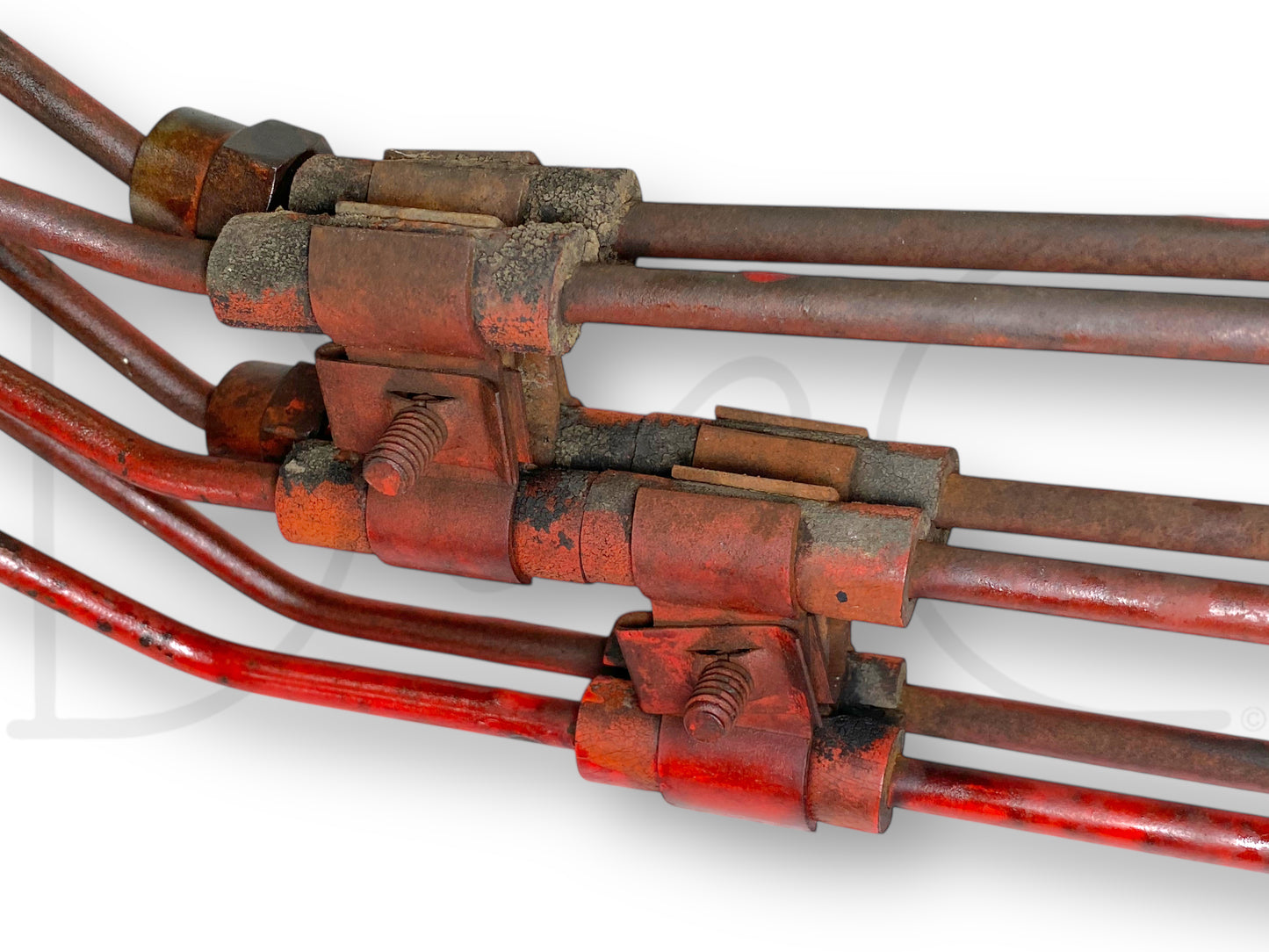 International IH 1086 Tractor Dt414 Diesel Fuel Injector Line Set OEM Lines