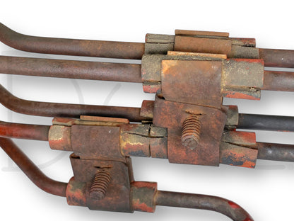 International IH 1086 Tractor Dt414 Diesel Fuel Injector Line Set OEM Lines