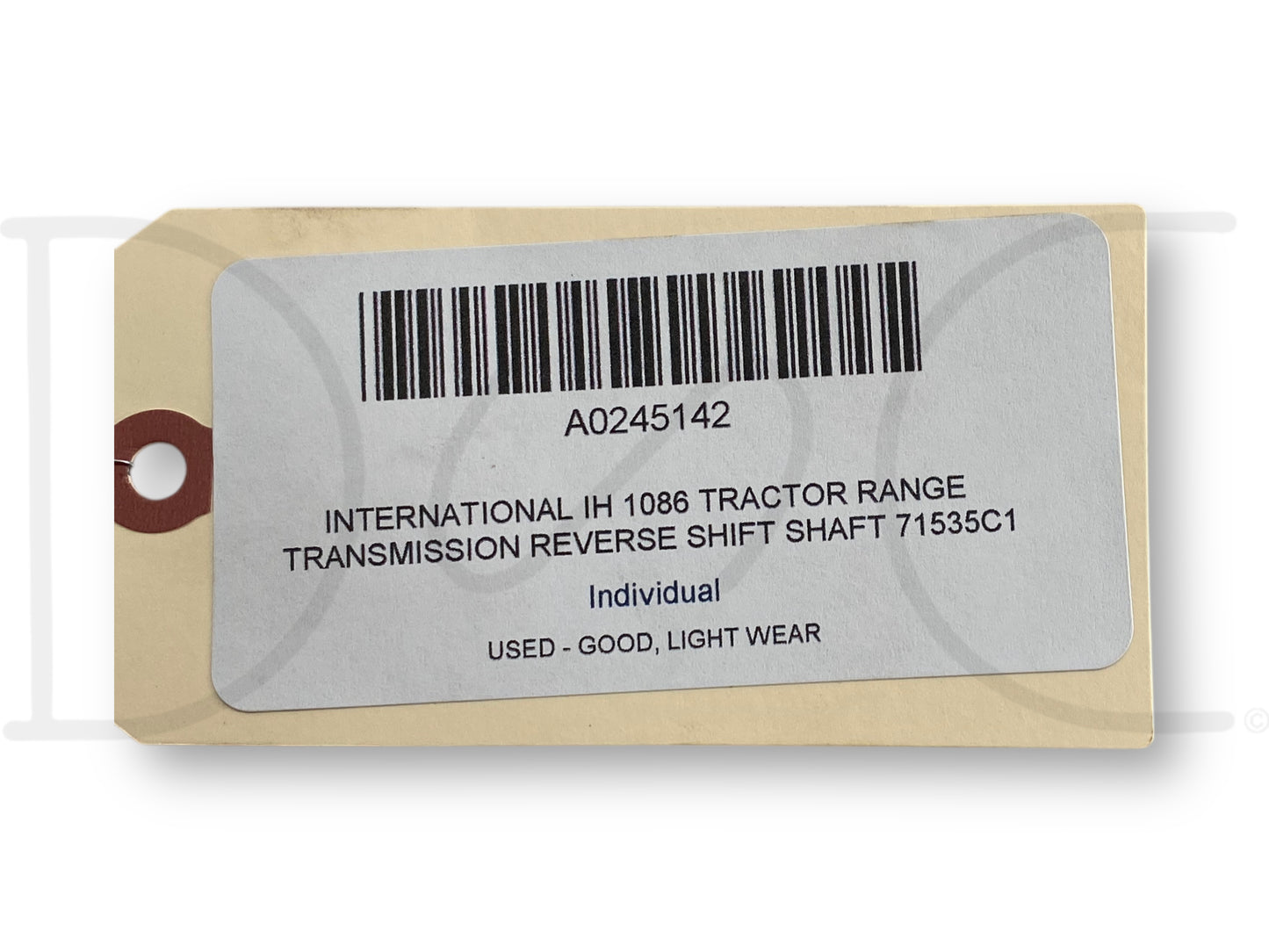 International IH 1086 Tractor Range Transmission Reverse Shift Shaft 71535C1