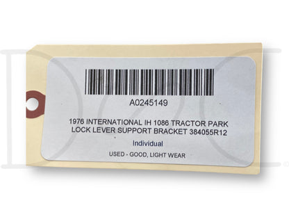 1976 International IH 1086 Tractor Park Lock Lever Support Bracket 384055R12