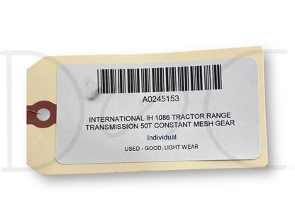 International IH 1086 Tractor Range Transmission 50T Constant Mesh Gear 406028R1