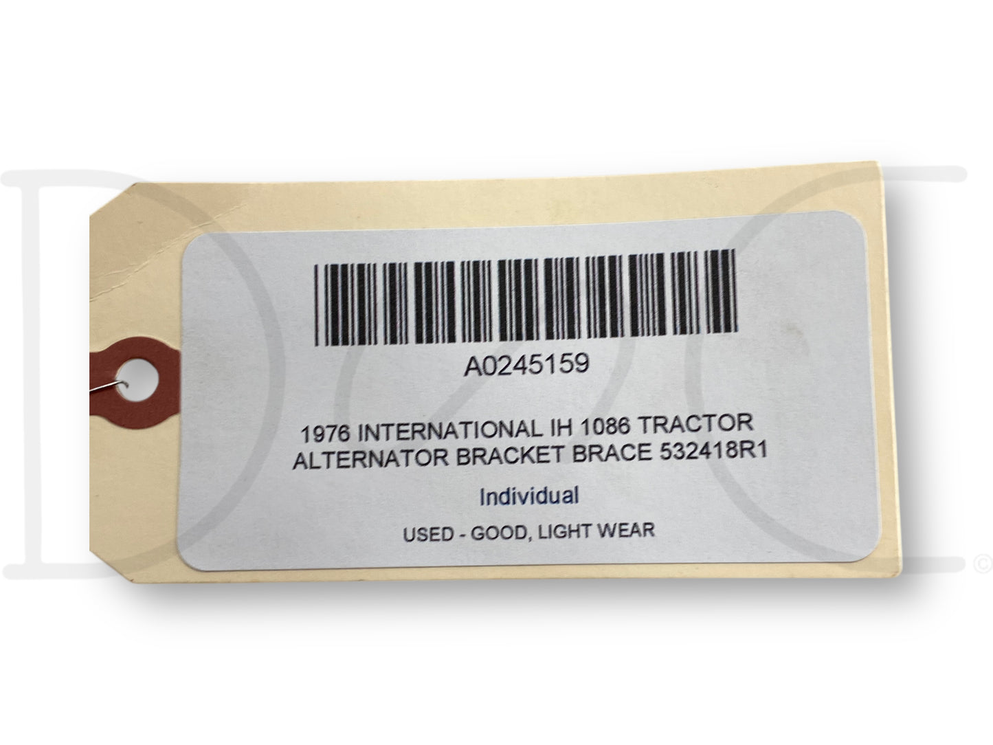 1976 International IH 1086 Tractor Alternator Bracket Brace 532418R1