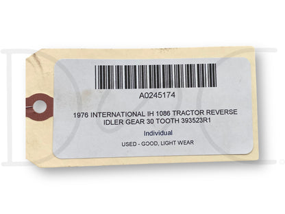 1976 International IH 1086 Tractor Reverse Idler Gear 30 Tooth 393523R1