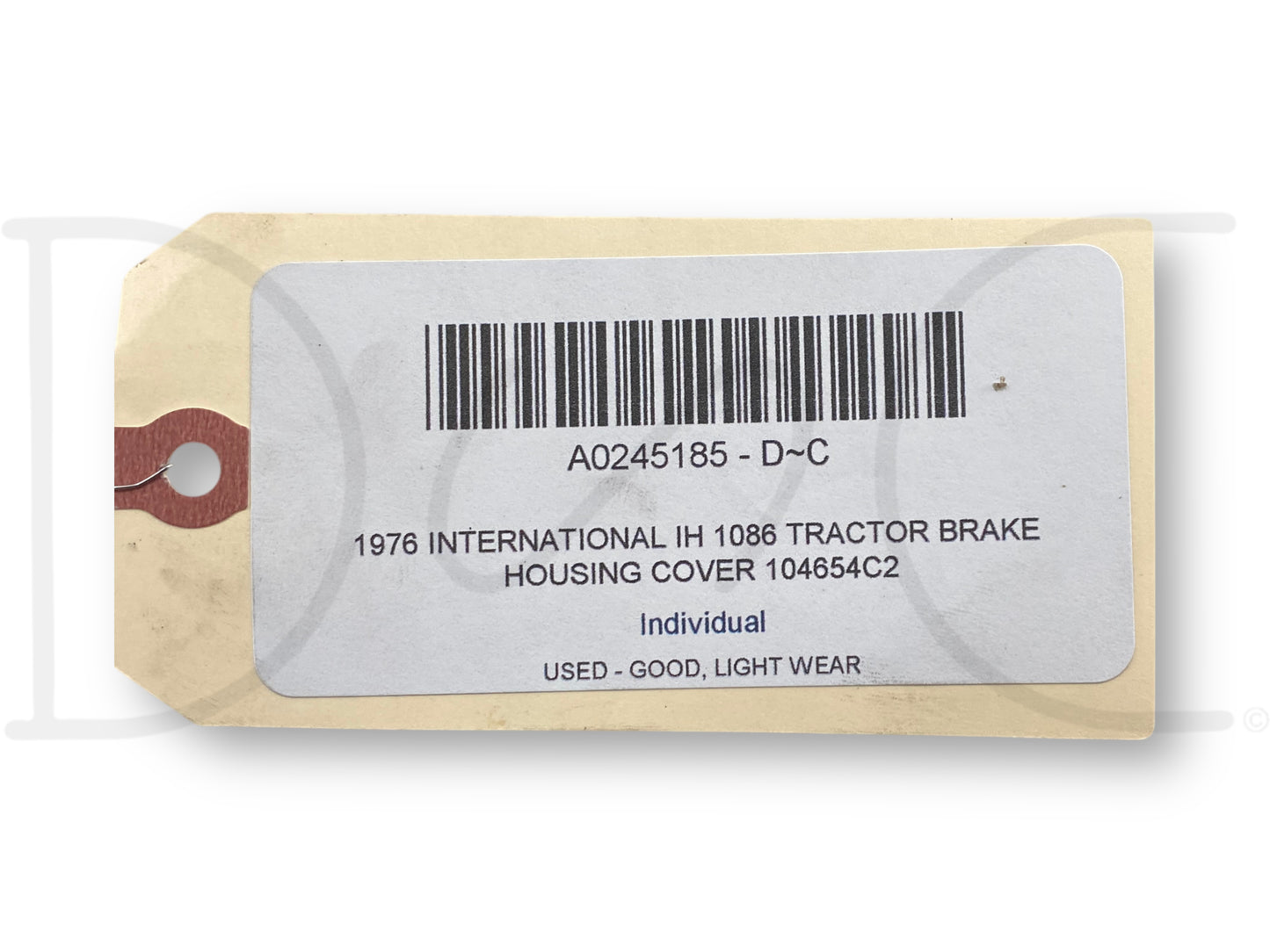 1976 International IH 1086 Tractor Brake Housing Cover 104654C2