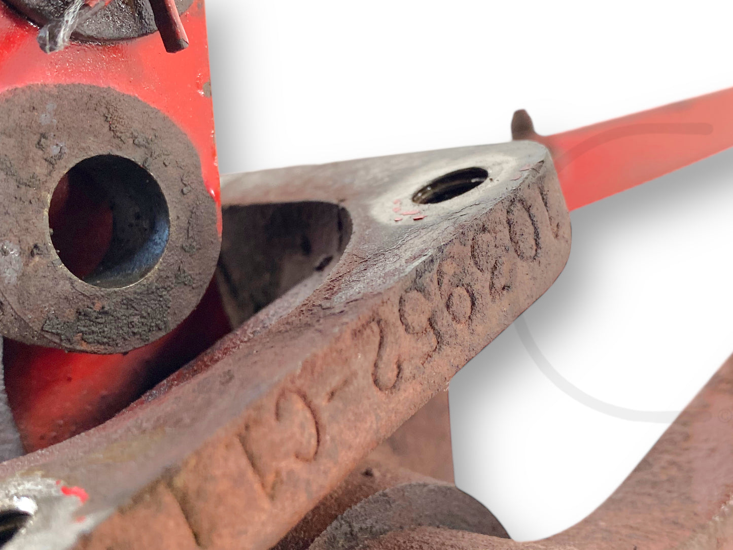 1976 International IH 1086 Tractor Brake Pedal LH RH W/ Mount 103953C1 103955C1