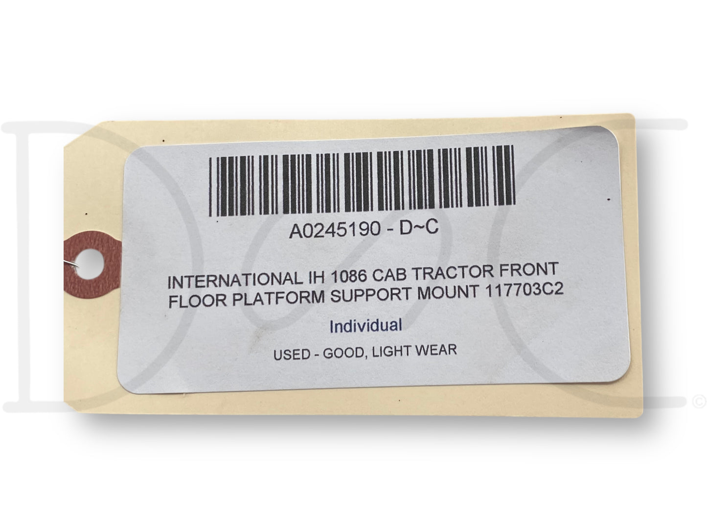 International IH 1086 Cab Tractor Front Floor Platform Support Mount 117703C2