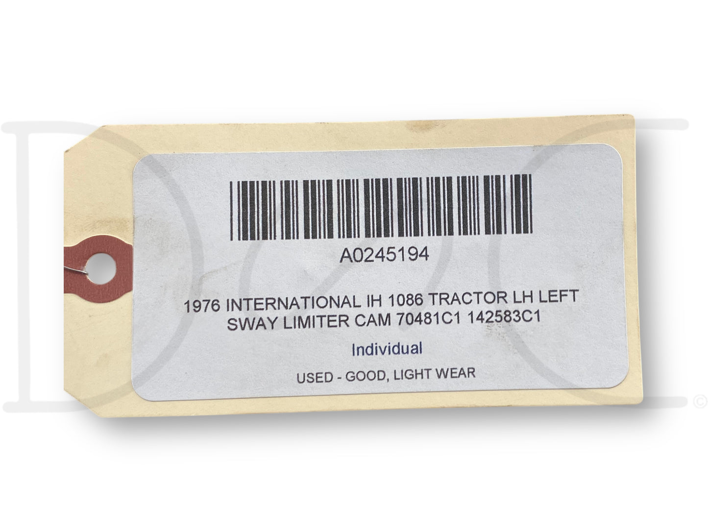1976 International IH 1086 Tractor LH Left Sway Limiter Cam 70481C1 142583C1