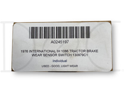 1976 International IH 1086 Tractor Brake Wear Sensor Switch 130979C1