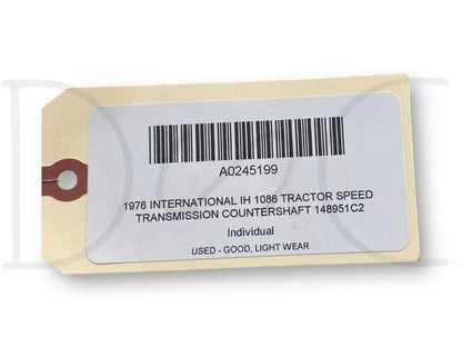 1976 International IH 1086 Tractor Speed Transmission Countershaft 148951C2