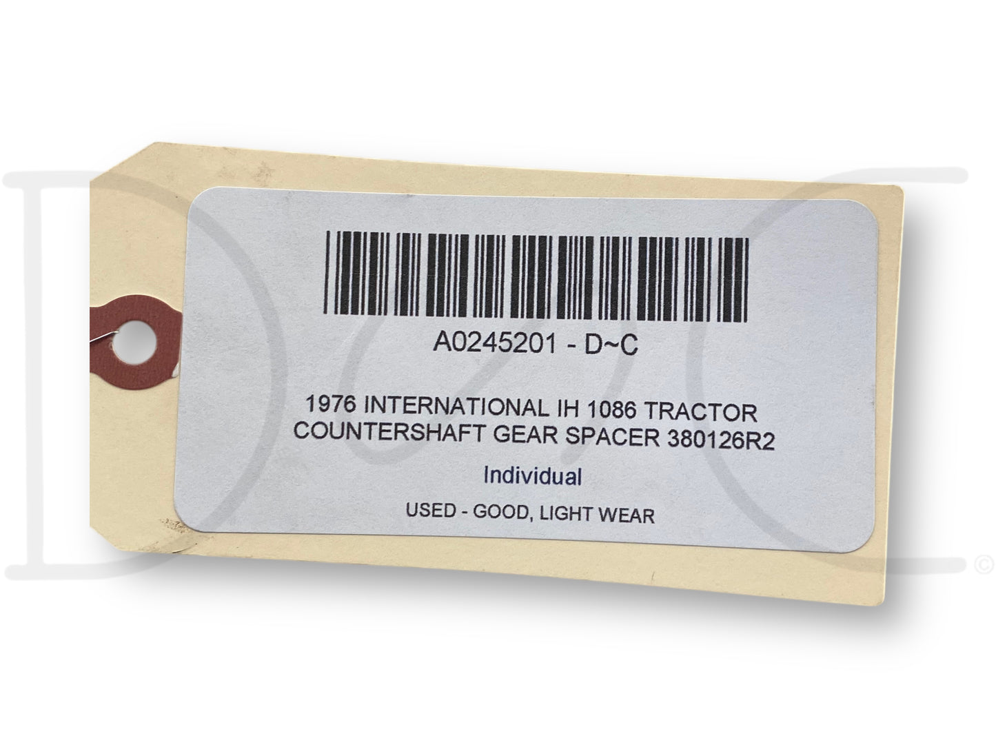 1976 International IH 1086 Tractor Countershaft Gear Spacer 380126R2