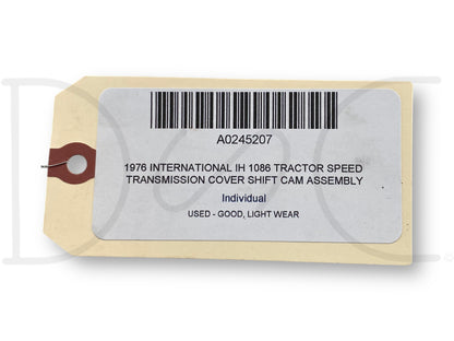 1976 International IH 1086 Tractor Speed Transmission Cover Shift Cam Assembly