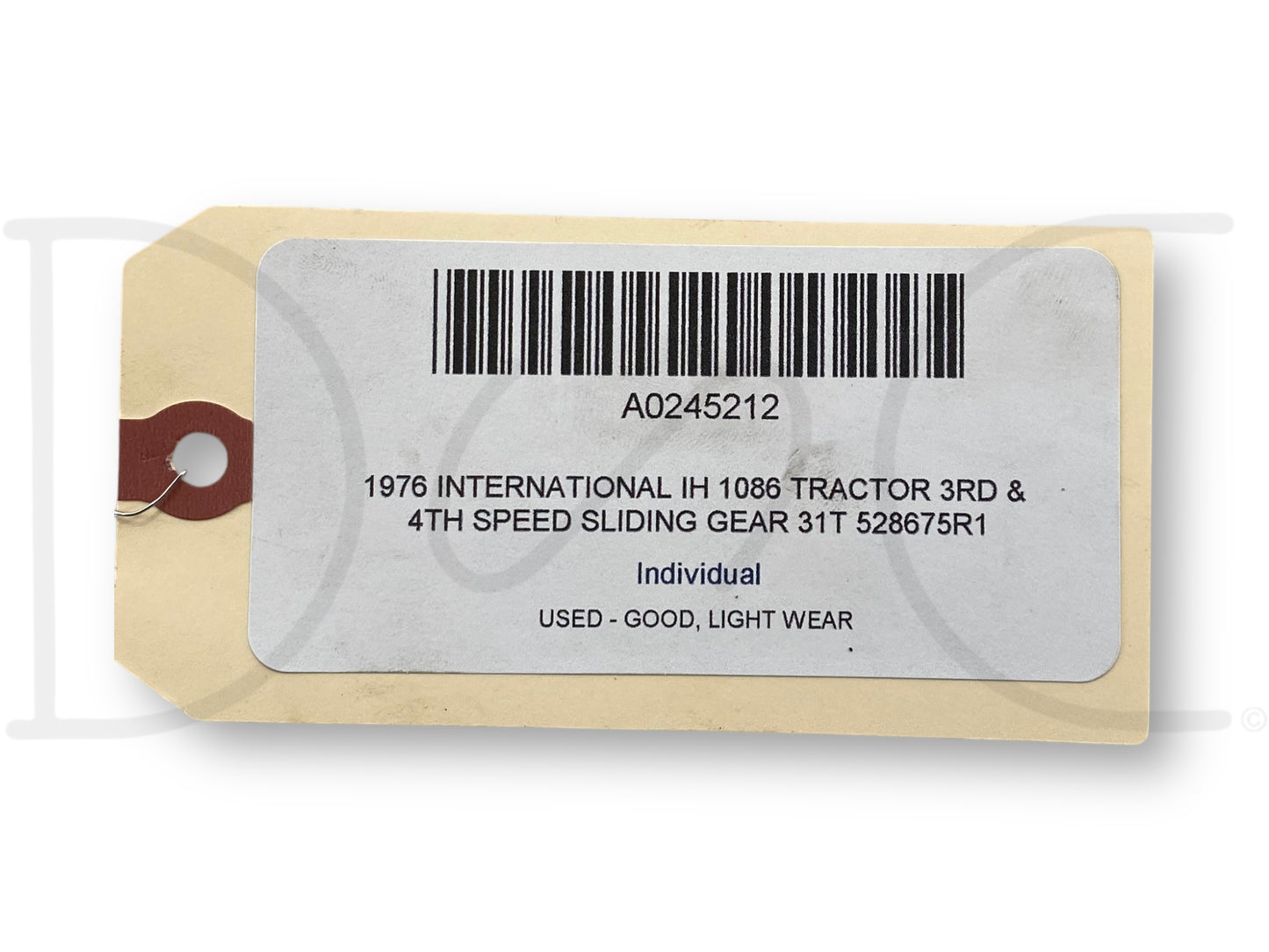 1976 International IH 1086 Tractor 3Rd & 4Th Speed Sliding Gear 31T 528675R1