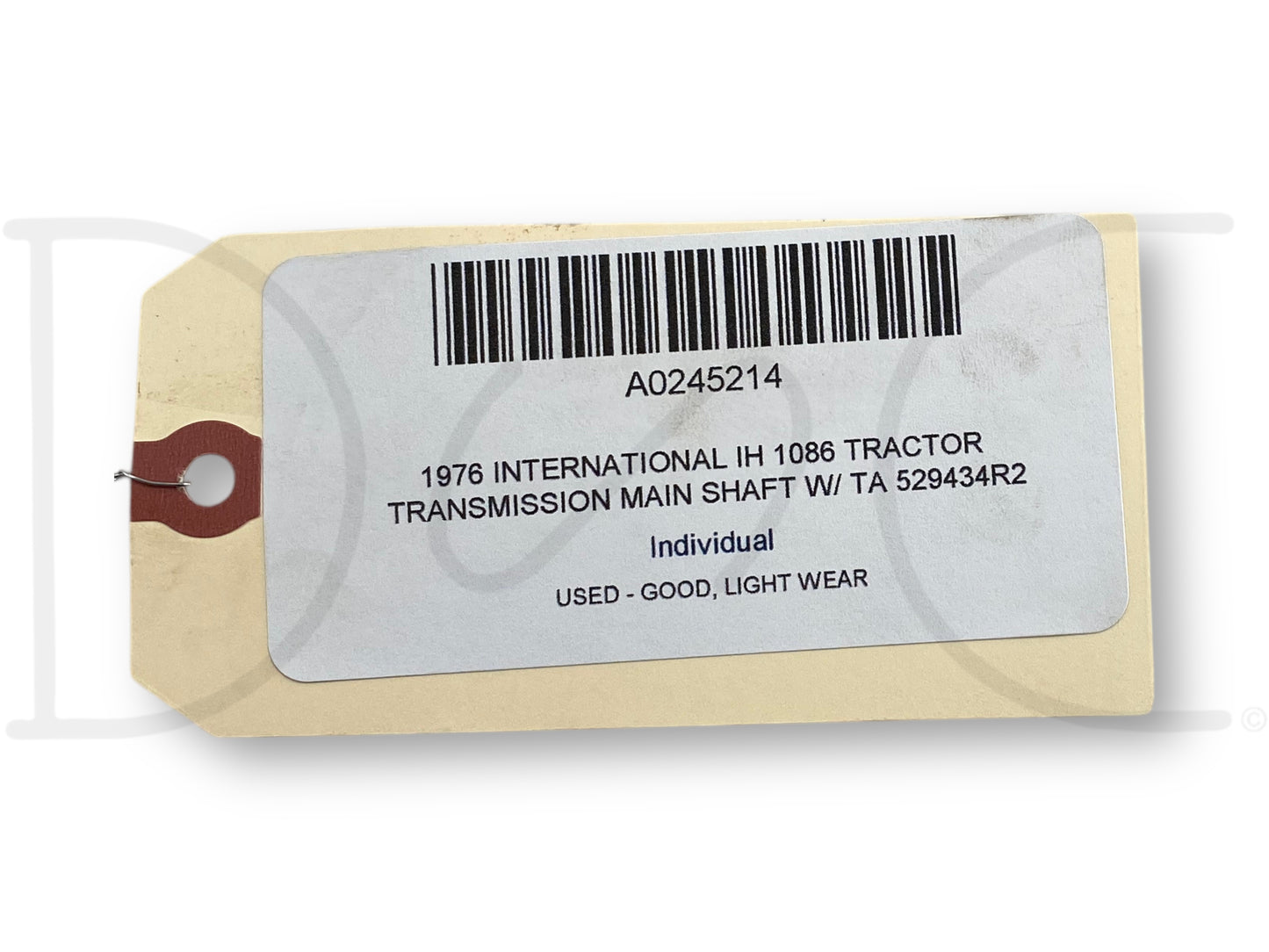 1976 International IH 1086 Tractor Transmission Main Shaft W/ Ta 529434R2